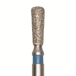 Стоматорг - Бор алмазный 808L 010 FG, синий, 5 шт. Форма: обратный конус с закругленным концом