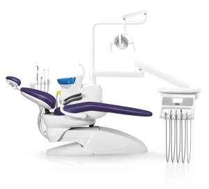 Установка стоматологическая BZ636 compact с нижней подачей со скалером цвет Р08 фиолетовый - Fengdan