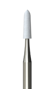 Стоматорг - Камни абразивные для композитов 6298.FG.023.ARK, "Арканзас" белые, 5 шт. Форма: торпеда коническая.