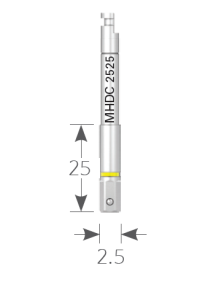 Стоматорг - Ключ машинный. Длина рабочей части 11 мм, диаметр 2.5 мм.