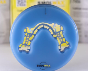 Стоматорг - Диск воск Smolwax для закрытой системы zircon zahn 95, 16 мм, синий.