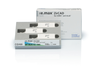 Стоматорг - Блоки Ivoclar Vivadent IPS emax ZirCAD CER/inMT Mul A2 B45, 3 шт
