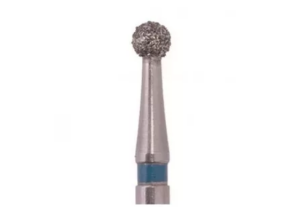 Стоматорг - Бор алмазный 801 050 HP, синий, 2 шт. Форма: шар