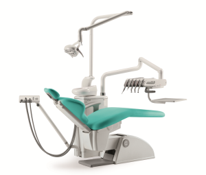 Linea patavium plus - стоматологическая установка с верхней подачей на 5 инструментов со скалером (базовая комплектация) - OMS