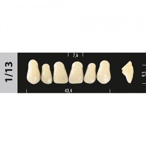 Стоматорг - Зубы Major A3,5  1/13 фронтальный верх, 6 шт (Super Lux).