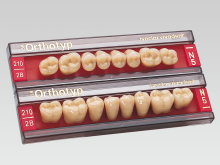 Стоматорг - Зубы AcryRock планка из 8 зубов жеват.низ. D-42, цвет B1