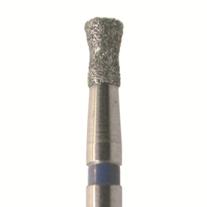 Стоматорг - Бор алмазный 806 010 FG, синий, 5 шт. Форма: обратный конус с "воротничком"