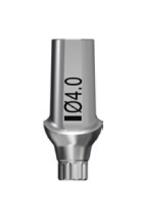Стоматорг - Абатмент Astra Tech полупрофильный 3.0, диаметр 4,0 мм, высота 1 мм.