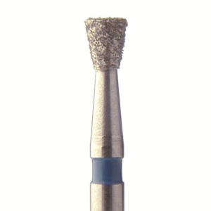 Стоматорг - Бор алмазный SL805.FG.016, синий, 25 шт. Форма: обратный конус с плоским концом