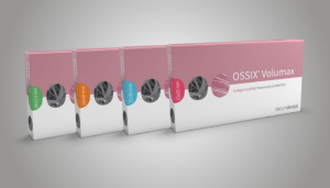 Стоматорг - Мембрана коллагеновая OSSIX® Volumax Scaffold  размером: 15 x 25 мм.