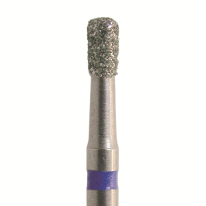 Стоматорг - Бор алмазный 808 016 FG, синий, 5 шт. Форма: обратный конус с закругленным концом