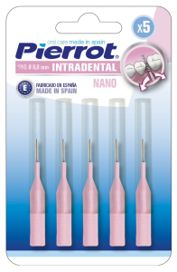 Ершики межзубные Pierrot Nano Interdental (0.8 мм) уп. 5 шт.