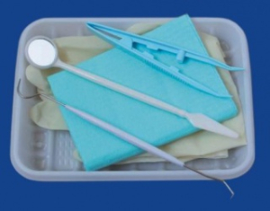 Полимерные изделия Набор стоматологический одноразовый стерильный ЕваДент 