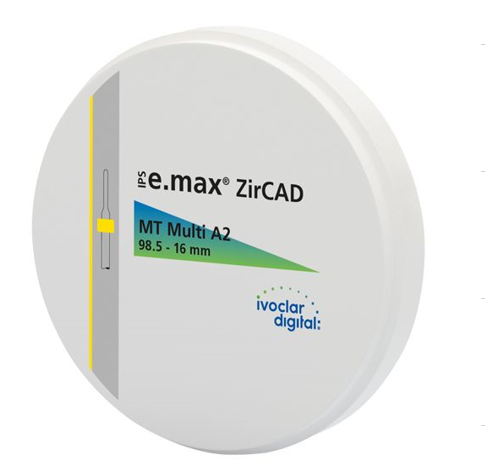 Стоматорг - Диск циркония IPS e.max ZirCAD MT Multi D2 98.5-16/1.