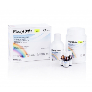 Стоматорг - Пластмасса Виллакрил Орто Микс ( Villacryl Ortho Mix ) для изготовления съёмных ортодонтических  аппаратов, холодной полимеризации.