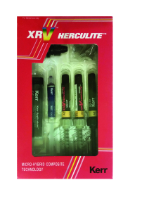 Kerr Herculite Mini Kit (3 шприца по 3 г) - композитный  материал эмаль А2, C3, дентин D3, OptiBond Solo Plus, протравливающий гель.