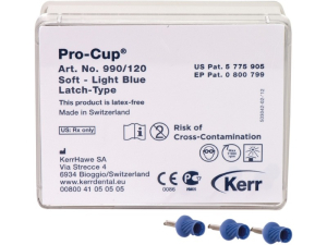 Стоматорг - Полировочные чашечки Pro-Cup жесткие, темно-синие (винтообразные) 1 шт.