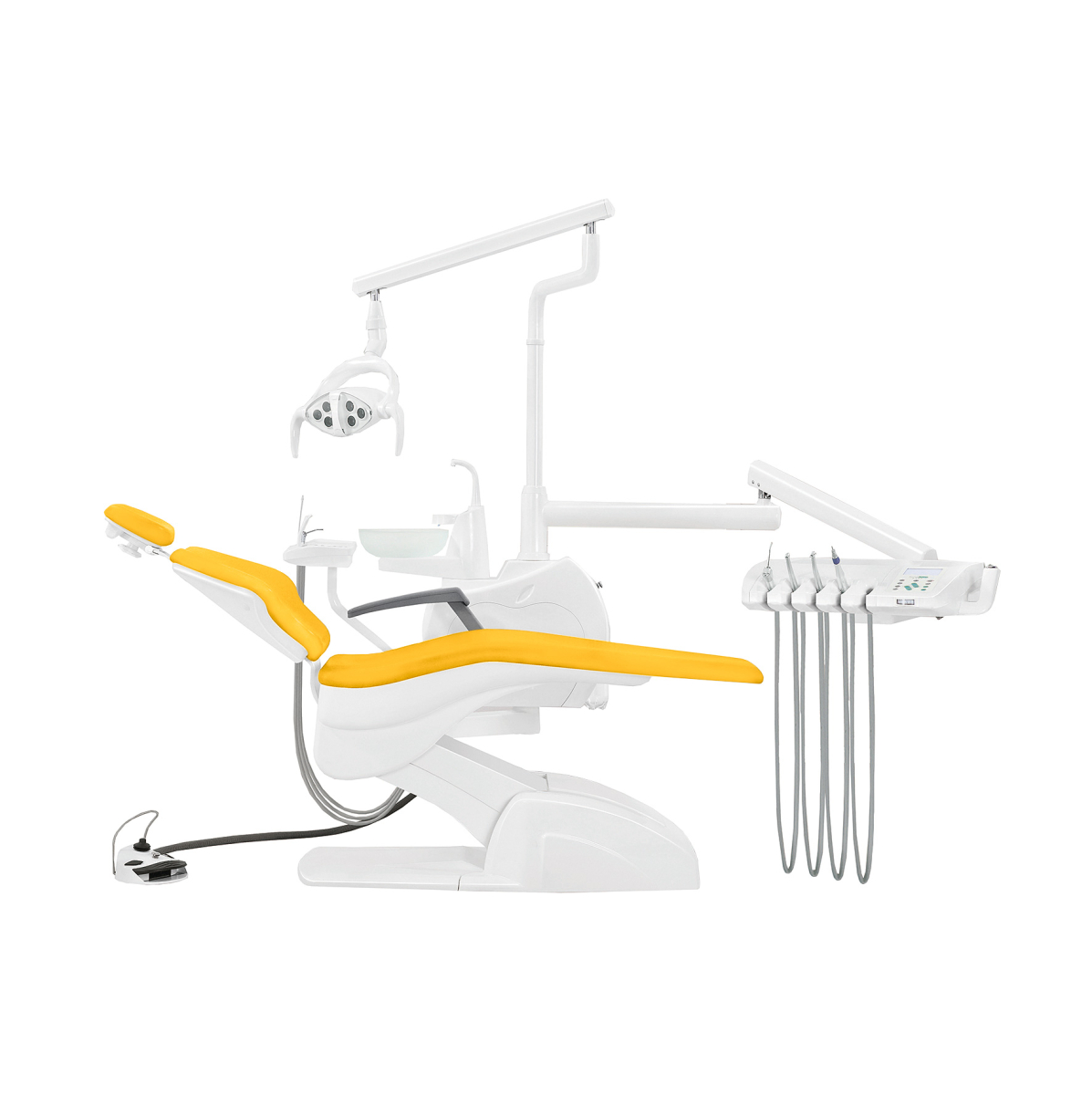 QL-2028 - стоматологическая установка с нижней/верхней подачей инструментов - Fengdan