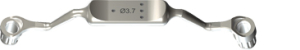 Стоматорг - Самозащелкивающийся держатель для втулки Ø 3.7 мм, ограничитель глубины на 1 мм/3 мм, Stainless Steel