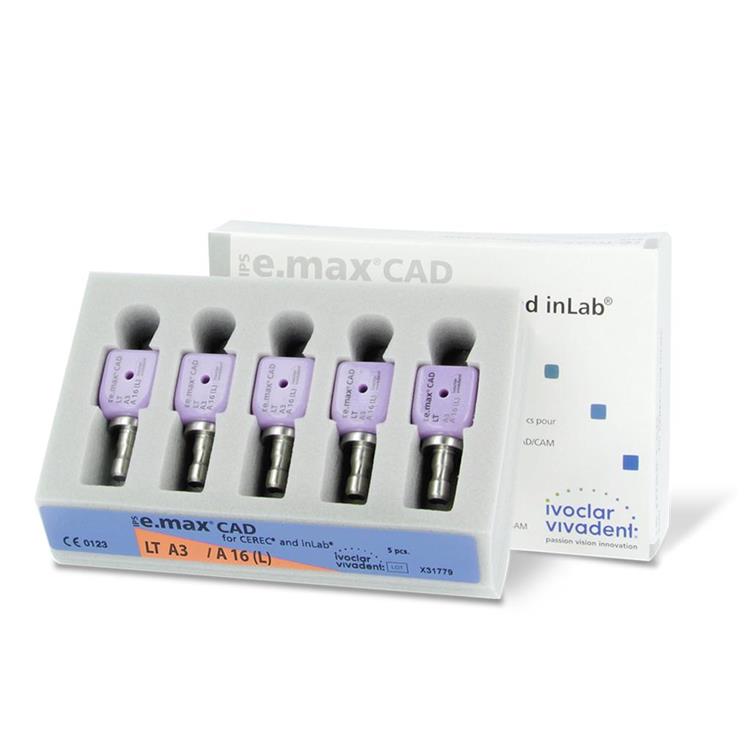 Стоматорг - Блоки IPS e.max CAD CER/inLab LT A1 A16 (L) 5 шт.