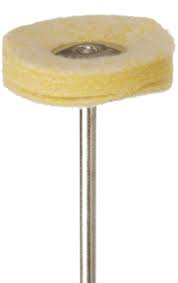 Стоматорг - Щетка полировочная для акрила, композитов, драгоценных металлов, CrCo 1166, форма колесо, 5 шт.