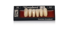 Стоматорг - Зубы SR Vivodent PE Набор из 6 зубов Chromascop фронт.низ. A7 2A.