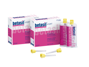 Слепочная масса А-силиконовая Betasil light - корригирующий слой высокой текучести 6Х50 мл