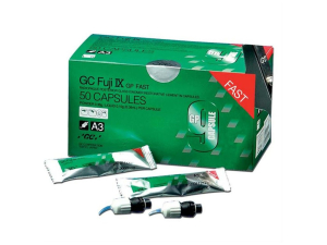 GC Fuji IX GP CAPSULE - цемент стоматологический (самоотверждаемый стеклоиномерный пакуемой вязкости, для реставраций), в капсулах (50 шт.), цвет A3