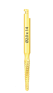 Стоматорг - Сверло Линдемана диаметр 2.0, длина рабочей части 14 мм, общая длина 30 мм.
