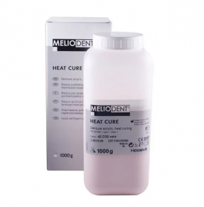Стоматорг - Meliodent HC, 1 кг, 48-розовый с прожилками, пластмасса горячей полимеризации