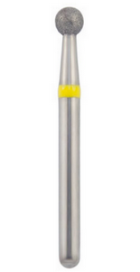 Стоматорг - Бор алмазный SL801EF.FG.014, желтый, 25 шт. Форма: шар