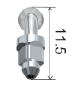 Насадка ED1 для скайлера, (Эндочак) эндодонтическая (подходит к DTE, Satelec, NSK) 120 градусов для работы в корневых каналах фронтальных зубов - Woodpecker