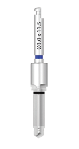 Стоматорг - Сверло прямое диаметр 3,0 мм, длина рабочей части 11,5 мм, для имплантатов диаметром 3.8.