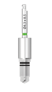 Стоматорг - Сверло прямое диаметр 4,3 мм, длина рабочей части 8,5 мм, для имплантатов диаметром 5.0.