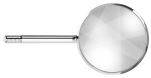 Стоматорг - Зеркало без ручки, не увеличивающее, алюминий, диаметр 30 мм ( №8 ), 1 шт