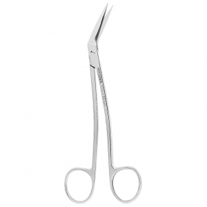 Стоматорг - Ножницы для десны N2 изогнутые в области лезвия и в области ручки, 16,5 см