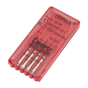 Стоматорг - Lentulo  N1 L25 (ISO 30-35), 4 шт. - каналонаполнитель машинный, d = 0,7 мм (красный).