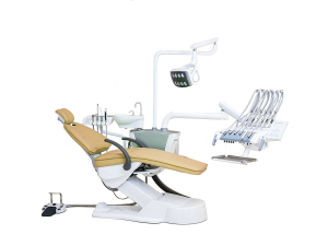 Установка стоматологическая BZ637 Luxury с верхней подачей цвет M01 бежевый - Fengdan