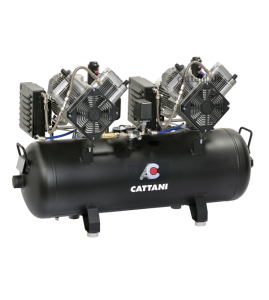 Стоматорг - Компрессор Cattani для CAD/CAM, 215 л/мин при 8 атмосфер ресивер 100 л