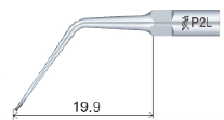 Насадка P2L для скайлера, левоугловая, для снятия зубных отложений (подходит к Woodpecker, EMS) - Woodpecker