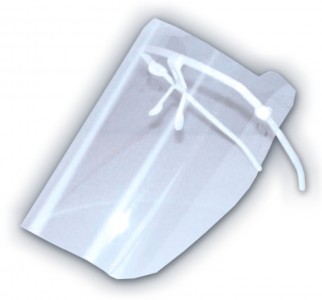 Маска пластмассовая прозрачная для защиты лица врача-стоматолога МС-"ЕЛАТ"