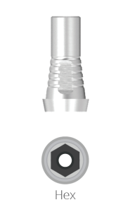 Стоматорг - Цилиндр временный, диаметр 5,4, длина 11, с  шестигранником.