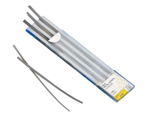 Стоматорг - Metal Strips - металлические полоски для апроксимального финирования и полирования пломбировочных материалов №300 голубые,12 шт (GC)