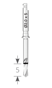 Стоматорг - Сверло NAVI диаметр 2,0 мм, длина 5 мм .