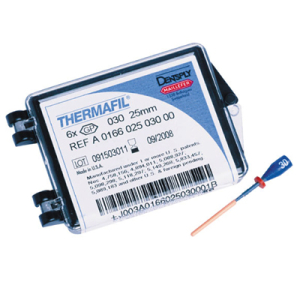 Dentsply Thermafil-обтураторы гуттаперчевые 25 мм, ISO30, 30 шт.