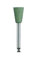 Стоматорг - Полиры для драгоценных металлов Alphaflex 0135 "средняя чашка" (зеленые) (НУ), 2 эт, зерк.полировка