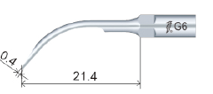 Насадка G6 для скайлера, для снятия зубных отложений (подходит к Woodpecker, EMS) - Woodpecker