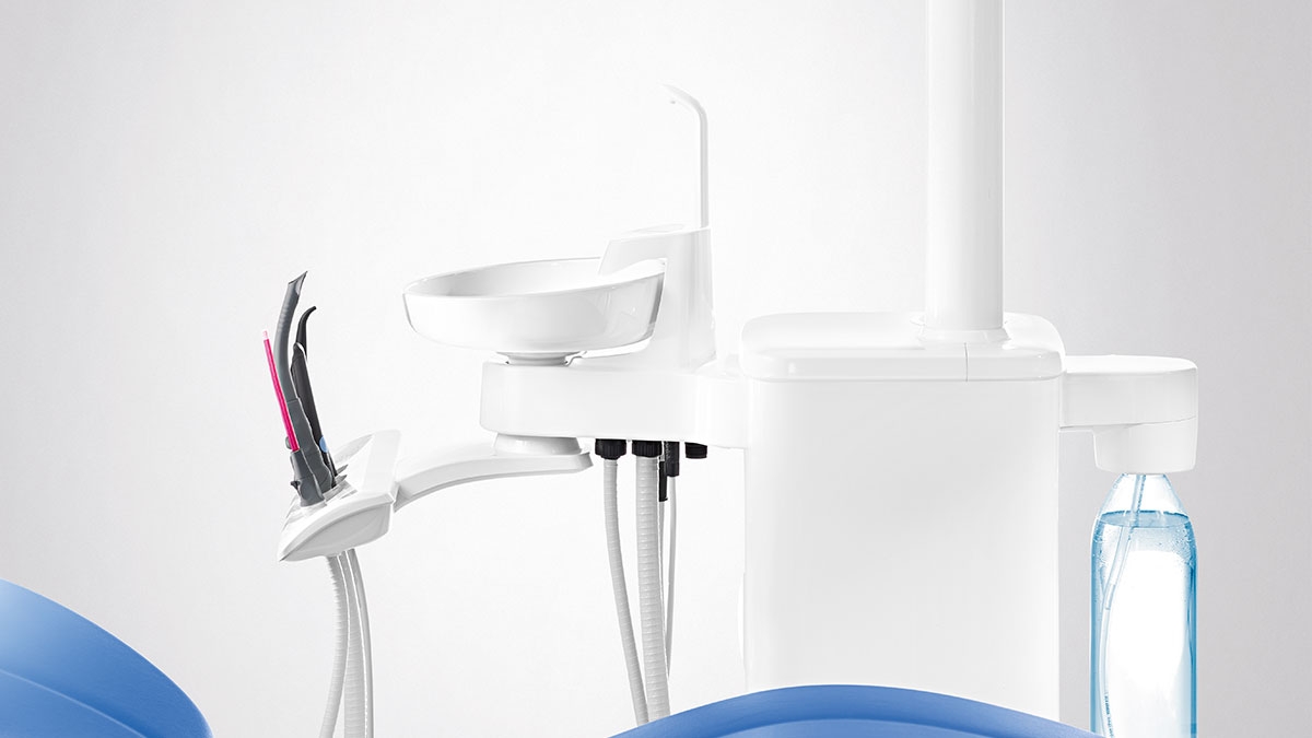 Sirona Intego TS - стоматологическая установка с нижней подачей под влажную аспирацию (базовая комплектация) - Sirona