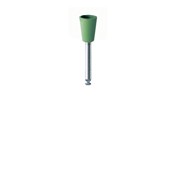 Стоматорг - Полиры для амальгамы и золота 9504F " чашка" (зеленый), d=6 мм., L=9,5  мм., 5 шт.