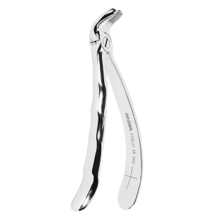 Стоматорг - Щипцы N21 для удаления зубов для нижних корней с зубчиками с анатомической ручкой.